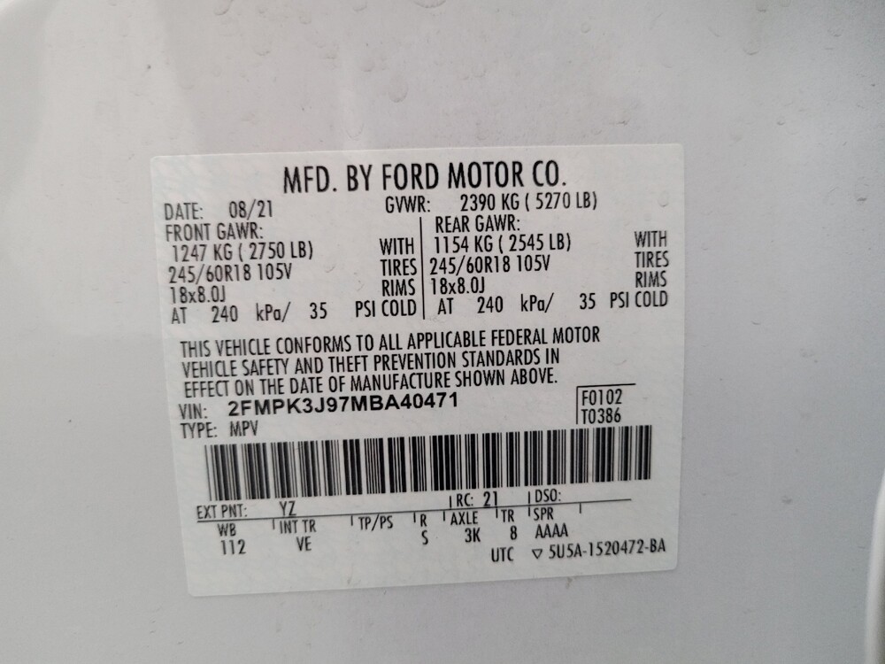 2021 Ford Edge in Downey, CA 90241 - 18144836 33