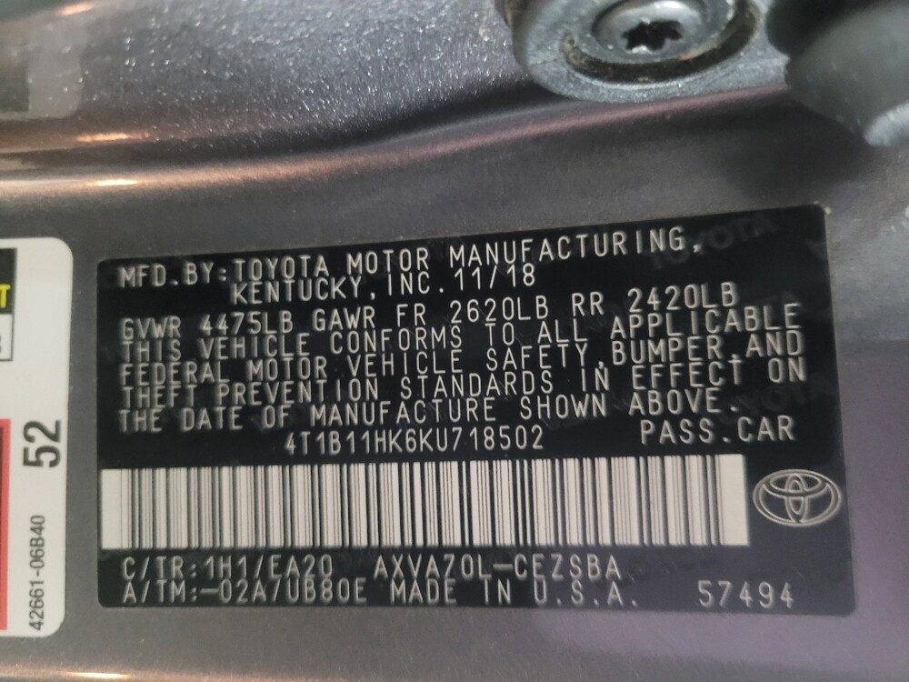 2019 Toyota Camry in Conyers, GA 30094 - 18144838 33