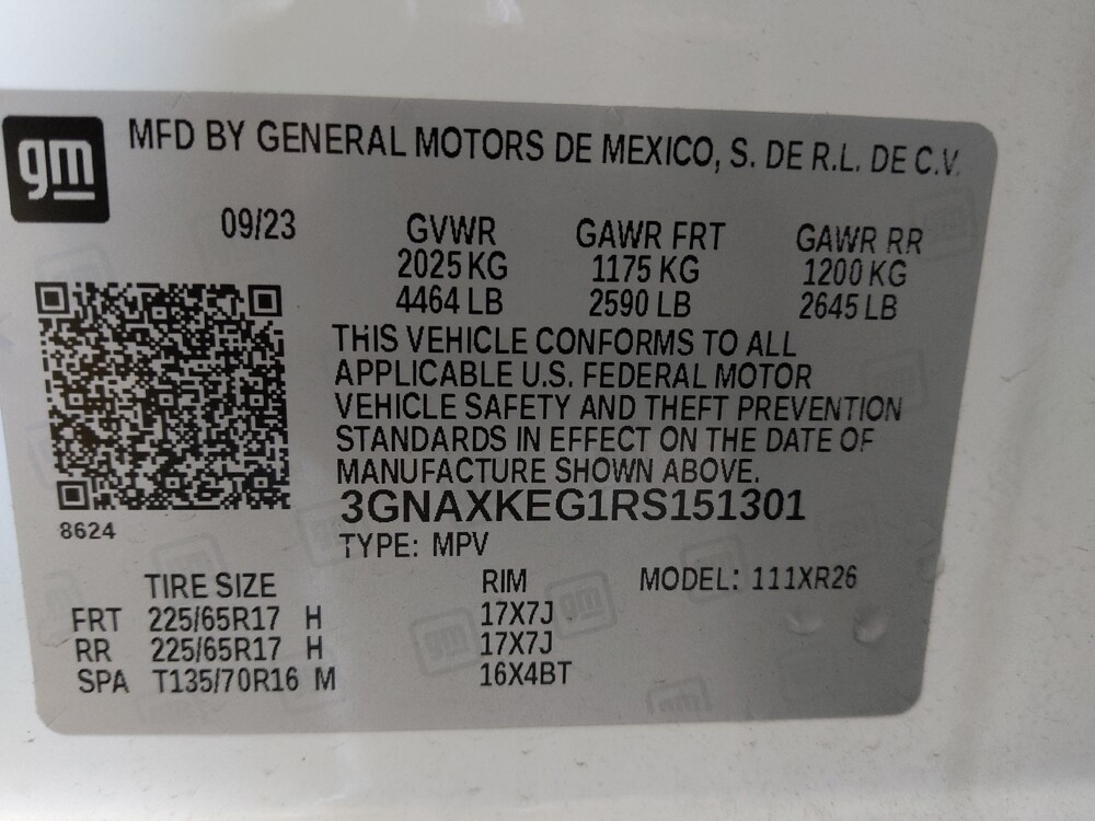 2024 Chevrolet Equinox in Union City, GA 30291 - 18144852 33