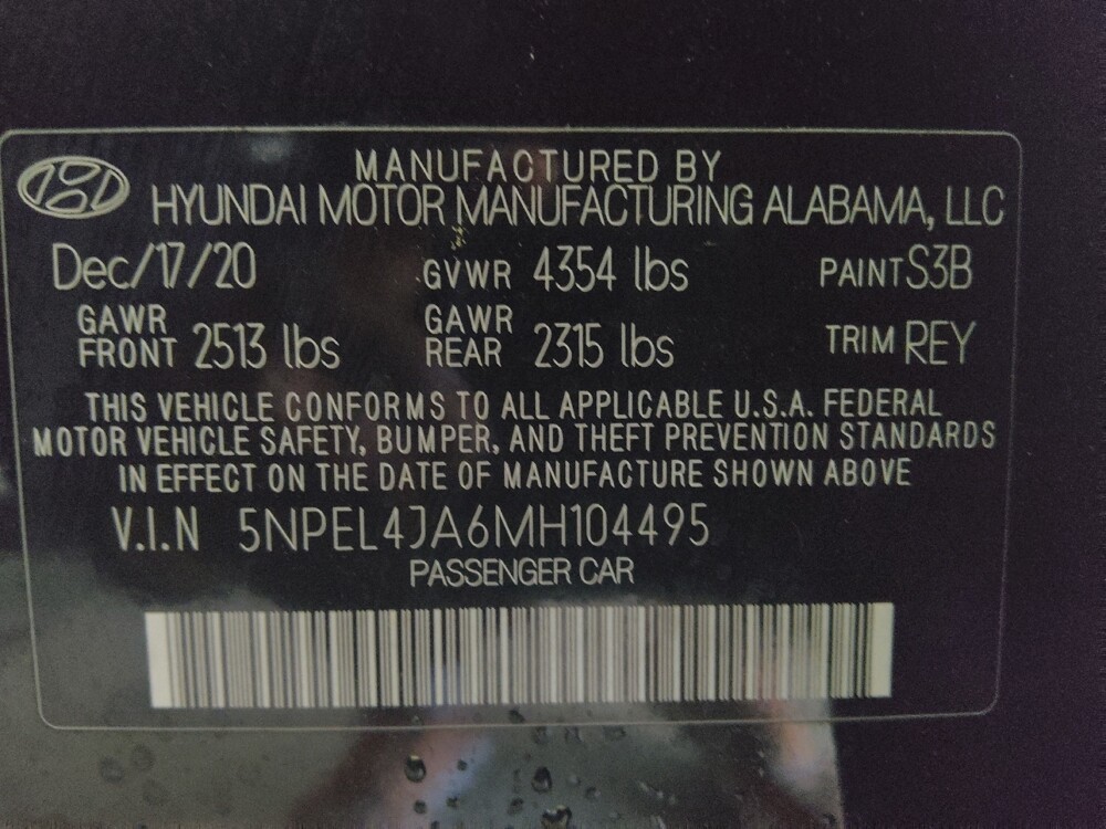 2021 Hyundai Sonata in Pelham, AL 35124 - 18144955 33