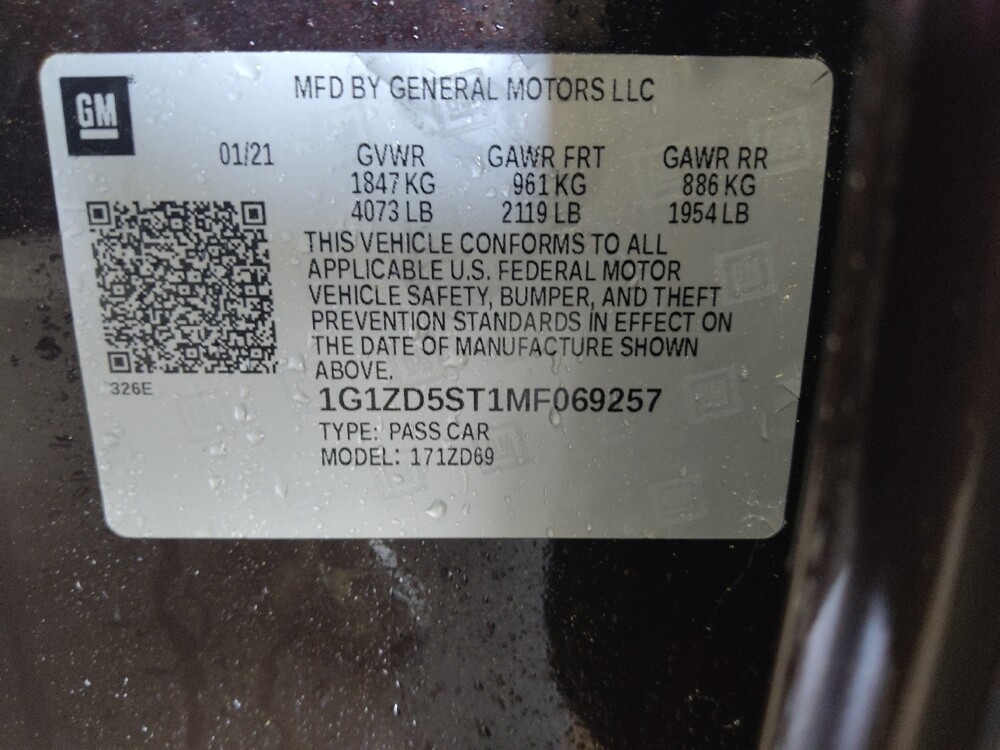 2021 Chevrolet Malibu in Augusta, GA 30907 - 18144959 33
