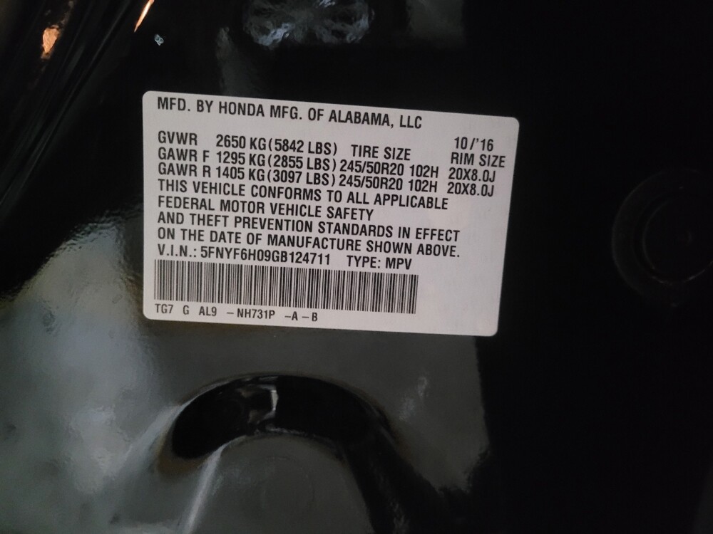 2016 Honda Pilot in Knoxville, TN 37923 - 18144961 33