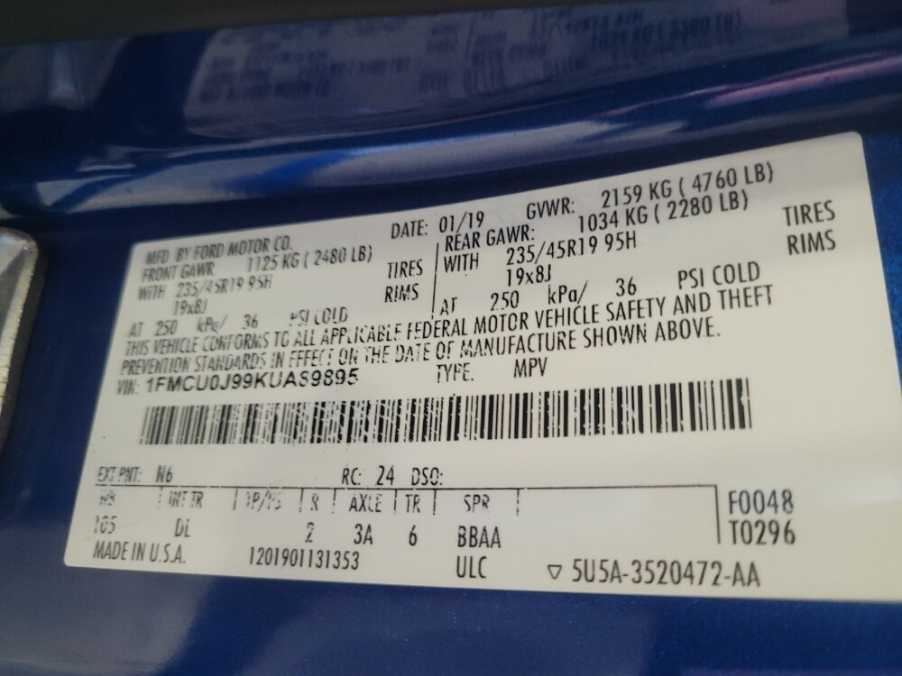 2019 Ford Escape in Knoxville, TN 37923 - 18144977 33