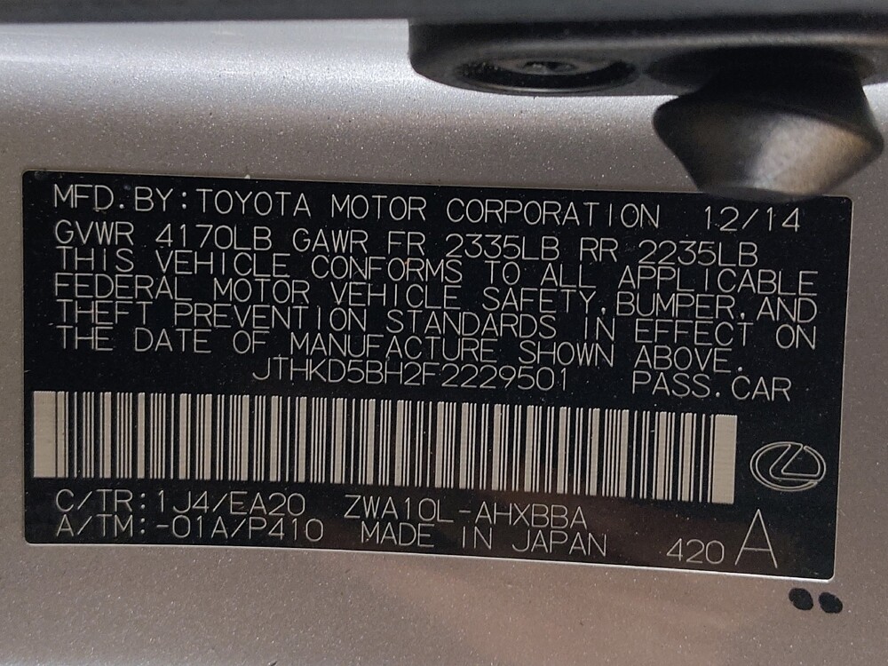 2015 Lexus CT 200h in Kissimmee, FL 34744 - 18144995 33