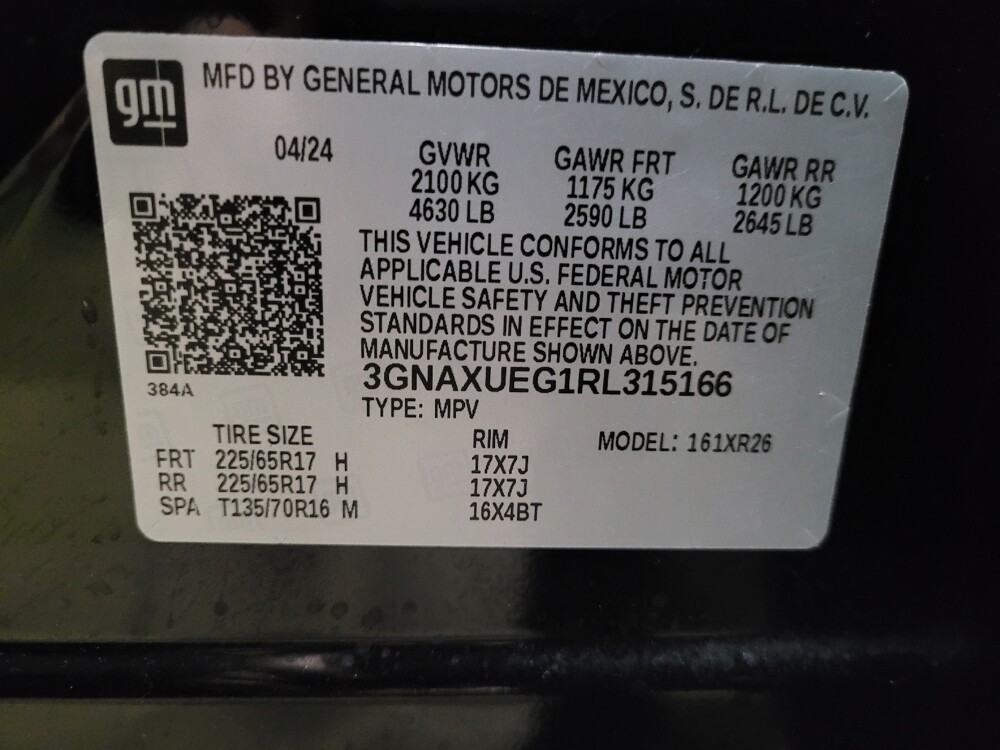 2024 Chevrolet Equinox in Owings Mills, MD 21117 - 18145042 33
