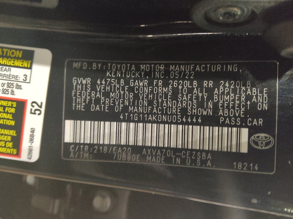 2022 Toyota Camry in Lewisville, TX 75067 - 18145093 33