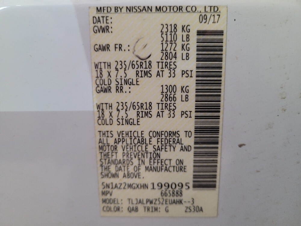 2017 Nissan Murano in Tampa, FL 33612 - 18145096 33