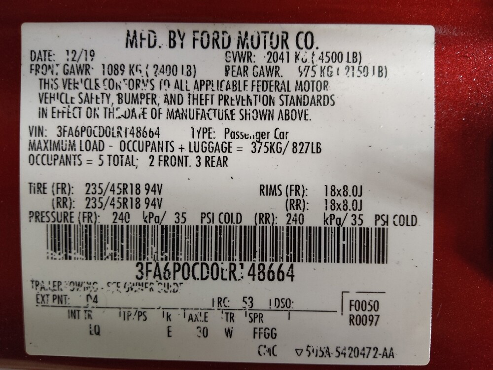 2020 Ford Fusion in Plano, TX 75074 - 18145097 33