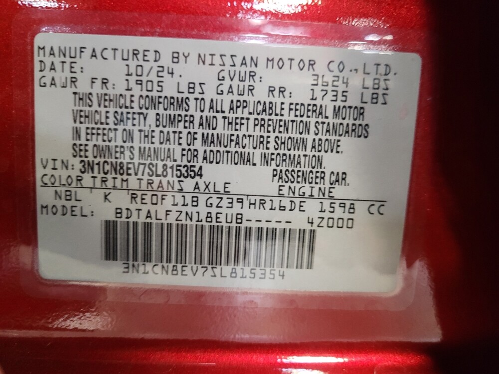 2025 Nissan Versa in Torrance, CA 90504 - 18145100 33