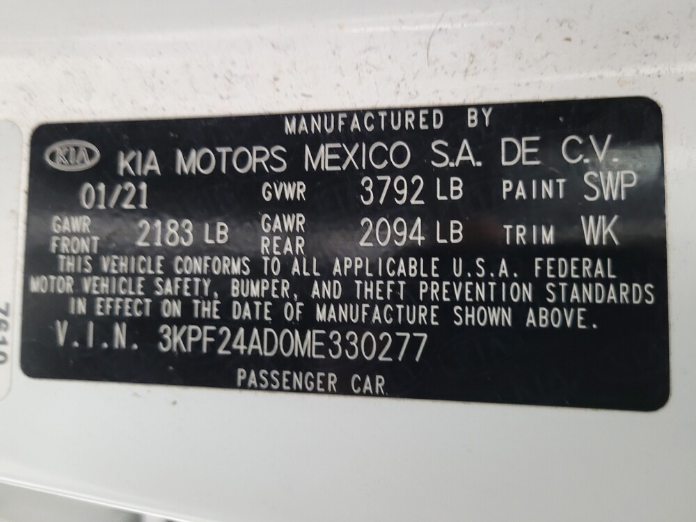 2021 Kia Forte in Las Vegas, NV 89104 - 18145101 33