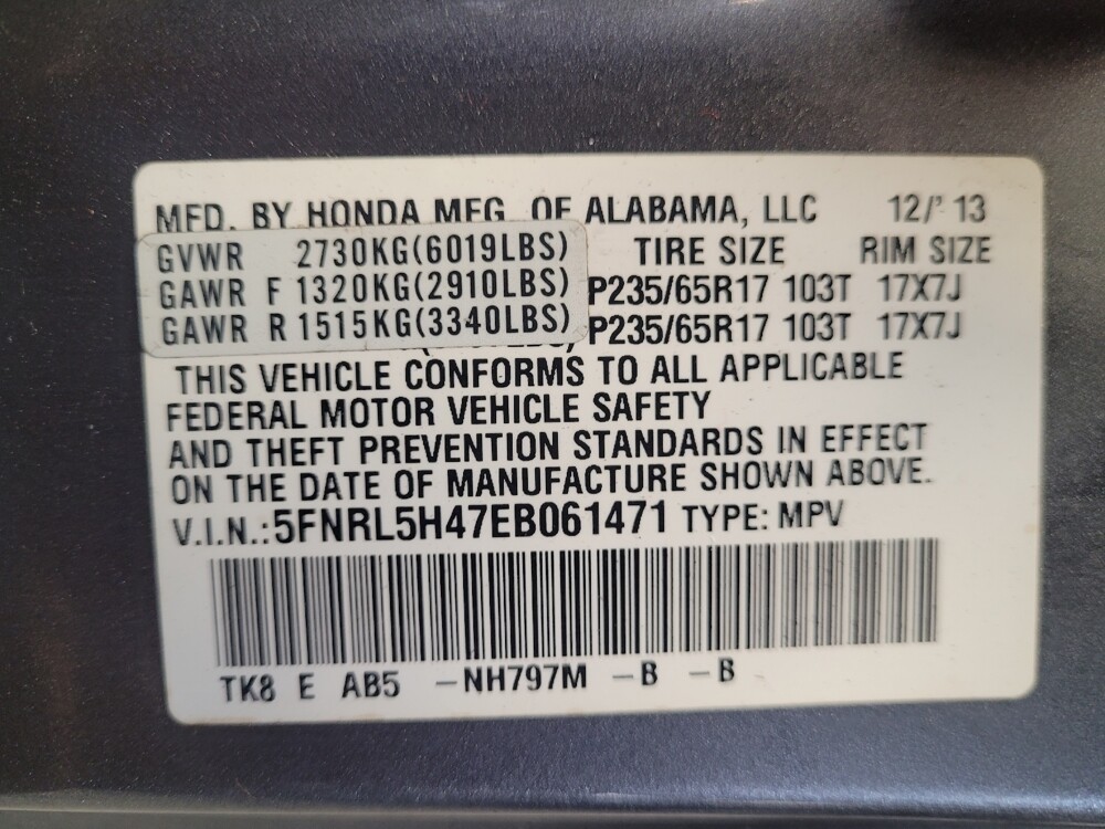 2014 Honda Odyssey in Fresno, CA 93726 - 18145238 33