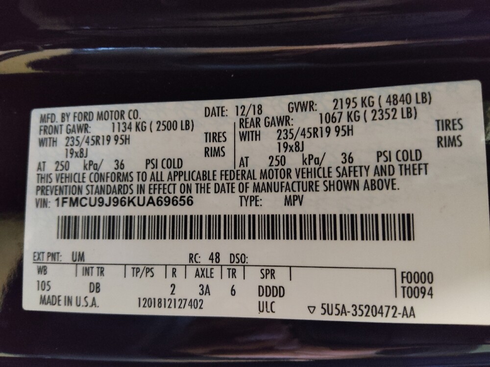 2019 Ford Escape in Morrow, GA 30260 - 18145261 33