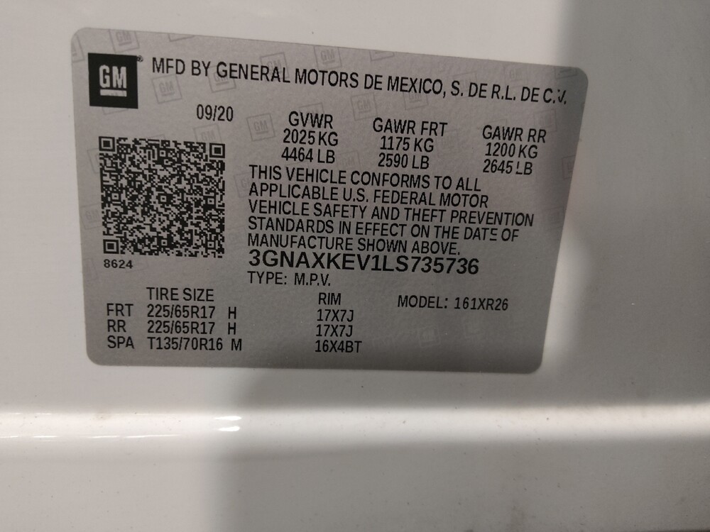 2020 Chevrolet Equinox in Chattanooga, TN 37421 - 18145262 33