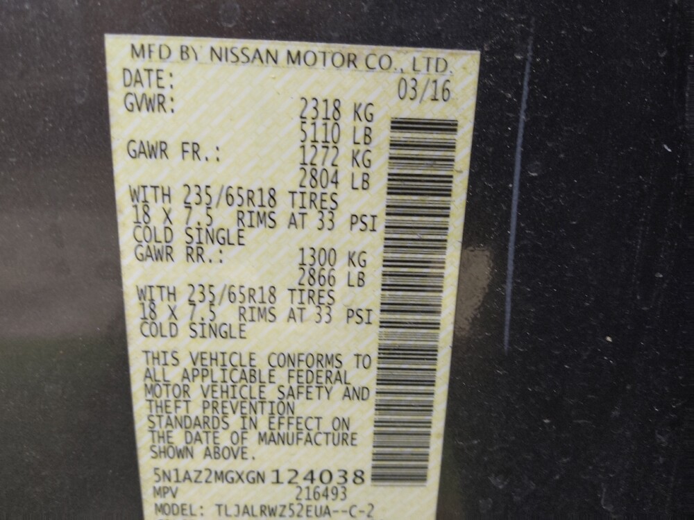 2016 Nissan Murano in Clearwater, FL 33764 - 18145303 33