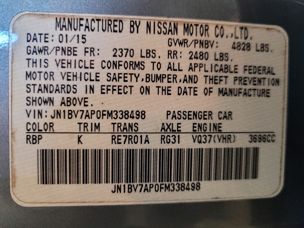 2015 INFINITI Q50 in Ocala, FL 34471 - 18145332 33