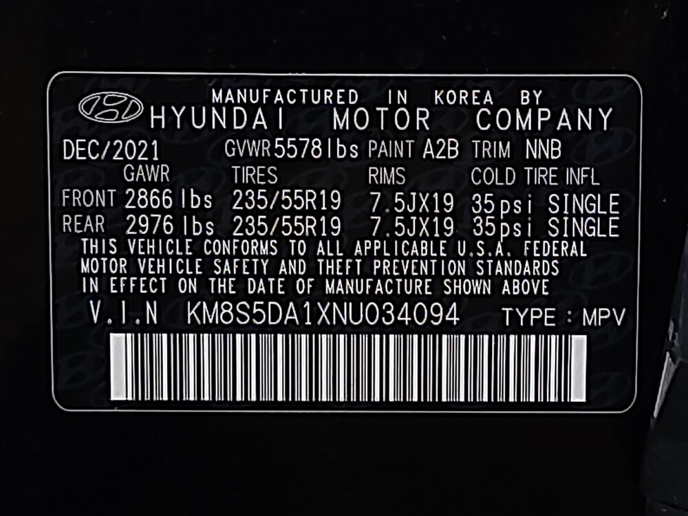 2022 Hyundai Santa Fe in Miami, FL 33157 - 18145334 33