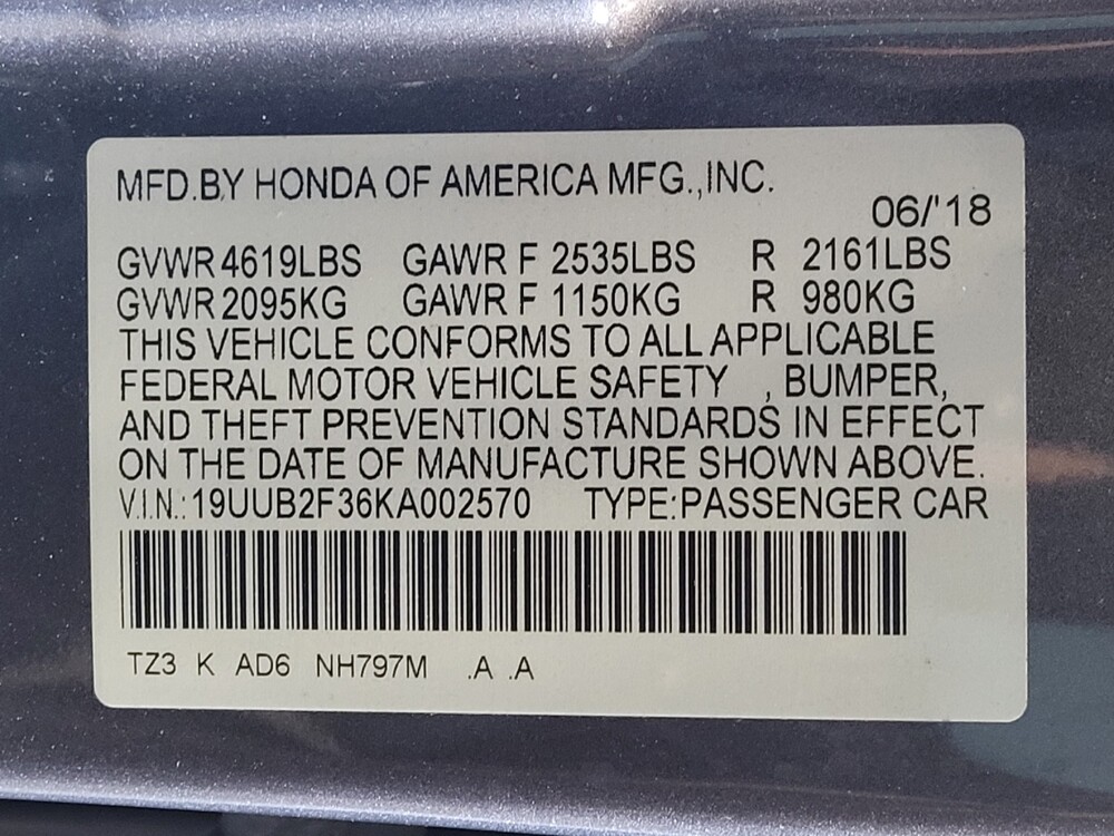 2019 Acura TLX in West Palm Beach, FL 33409 - 18145340 33