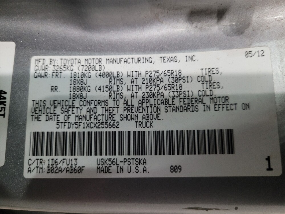 2012 Toyota Tundra in Chesapeake, VA 23320 - 18145388 33
