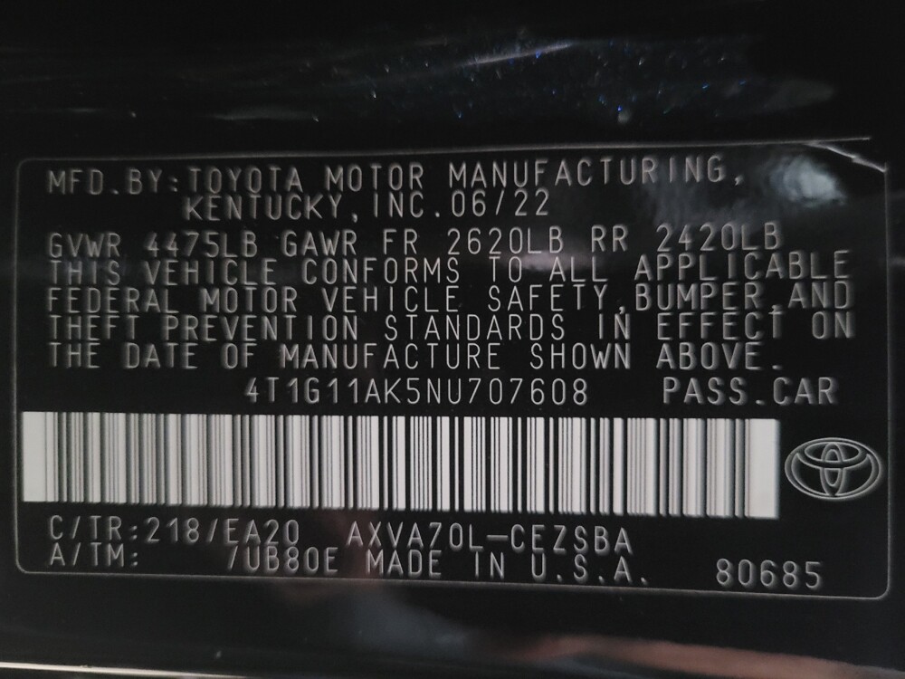 2022 Toyota Camry in Woodbridge, VA 22191 - 18145397 33