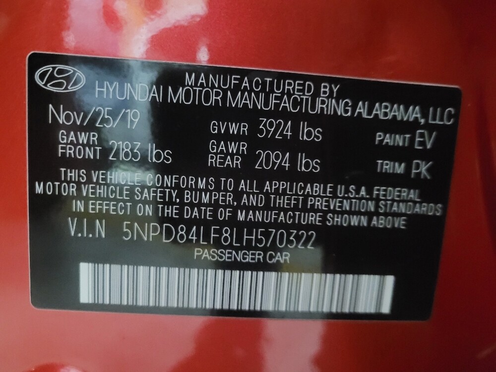 2020 Hyundai Elantra in Union City, GA 30291 - 18145416 33