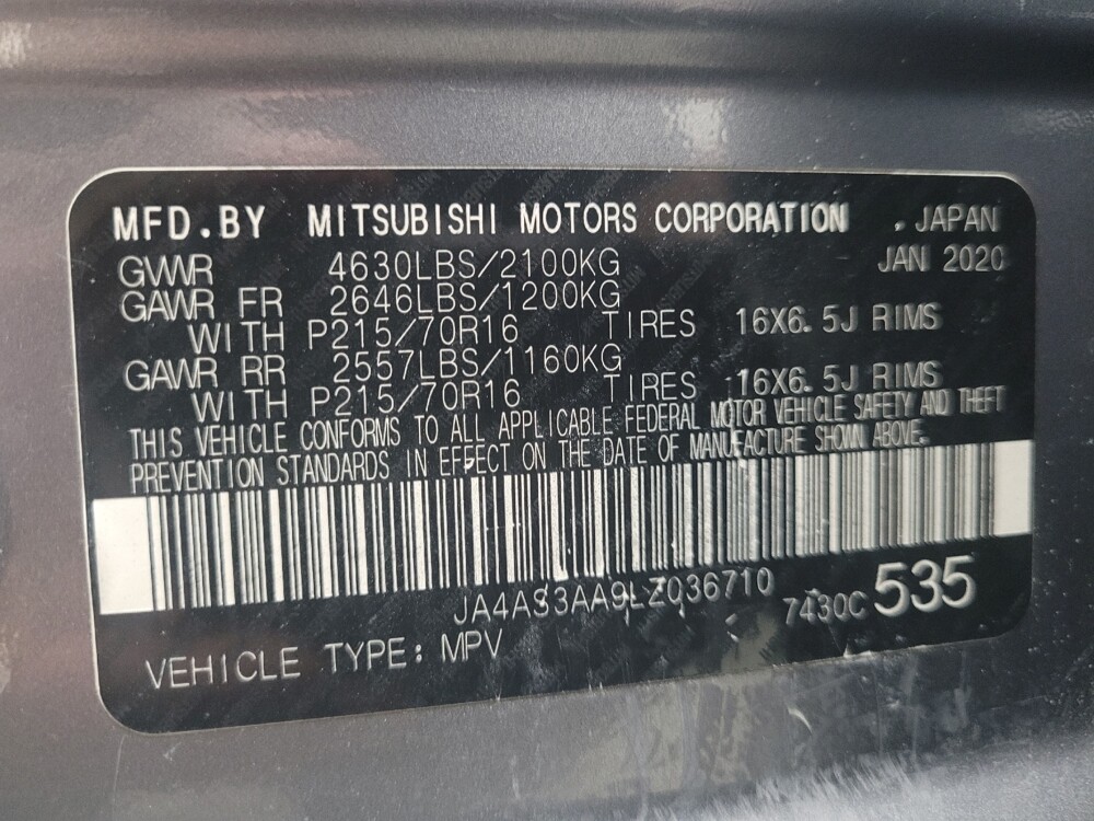 2020 Mitsubishi Eclipse Cross in Taylor, MI 48180 - 18145426 32