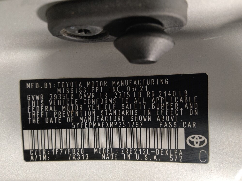 2021 Toyota Corolla in Macon, GA 31210 - 18145488 33