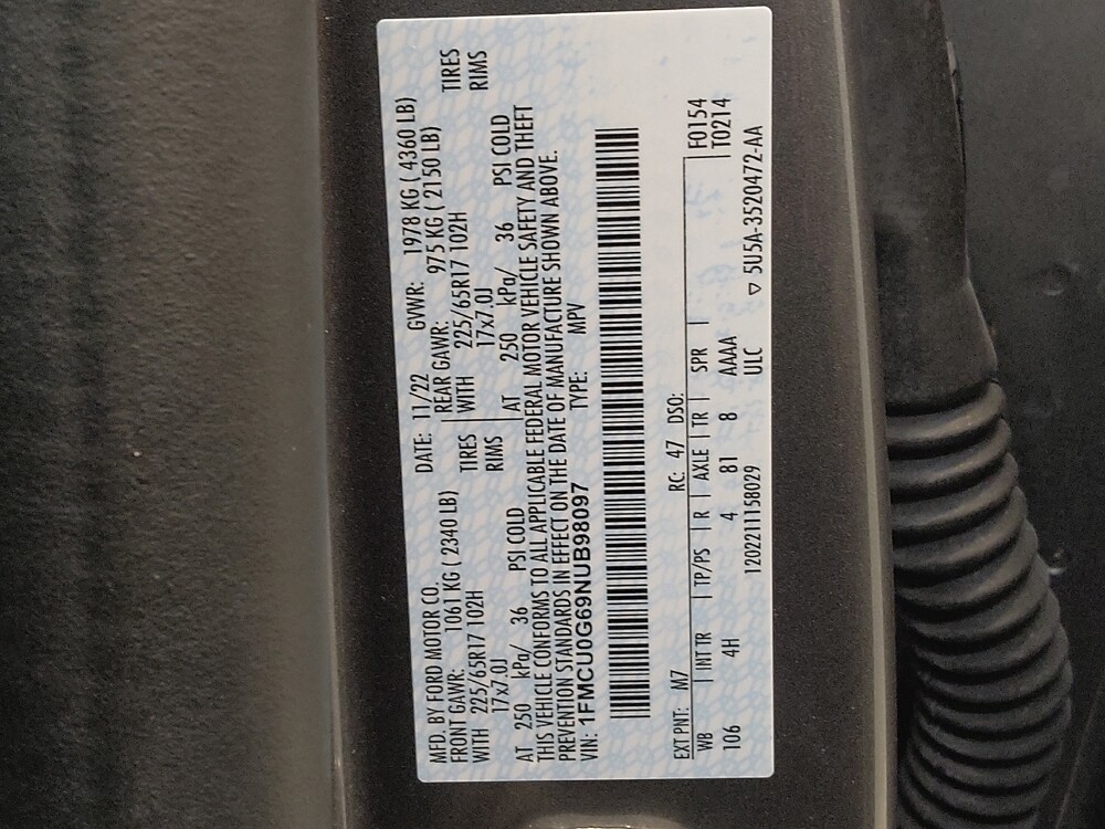 2022 Ford Escape in Fairfield, OH 45014 - 18145584 33