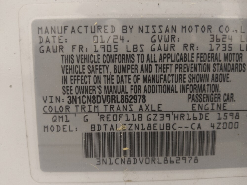 2024 Nissan Versa in Jackson, MS 39211 - 18145589 33