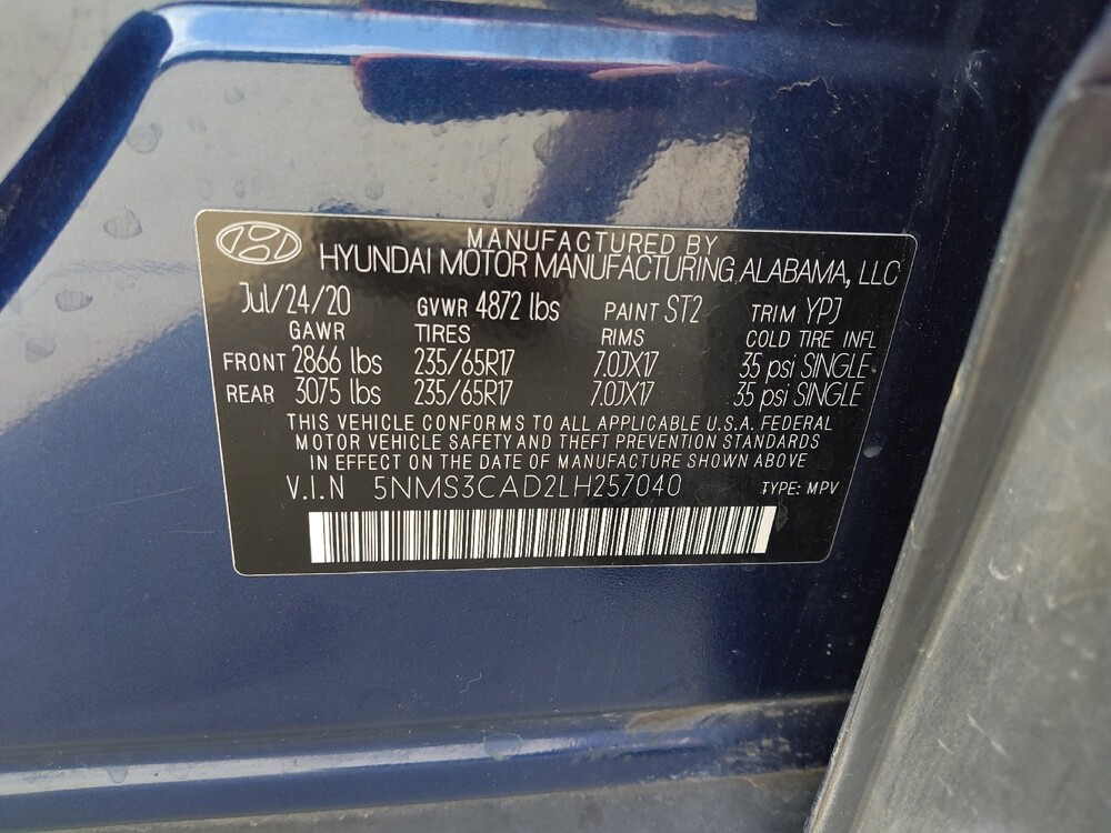 2020 Hyundai Santa Fe in Tulsa, OK 74145 - 18145622 33
