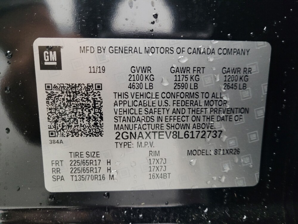 2020 Chevrolet Equinox in Madison, TN 37115 - 18145702 33