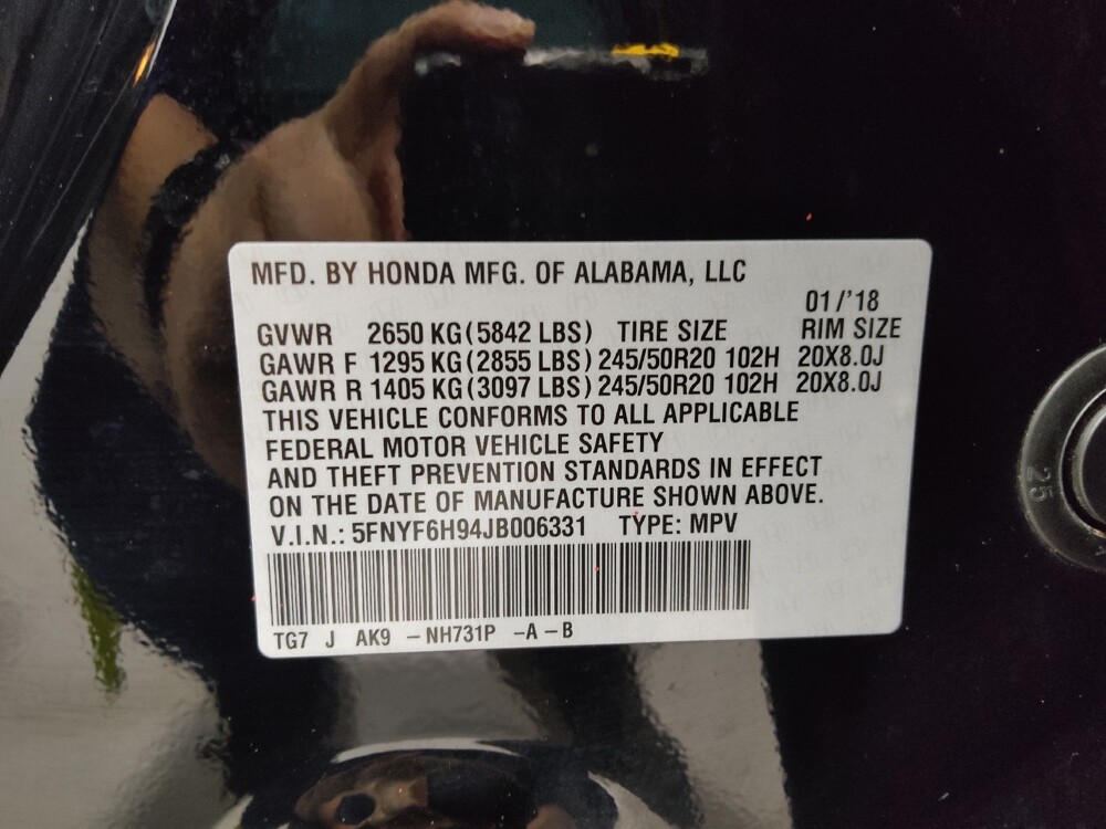 2018 Honda Pilot in Columbus, OH 43228 - 18145729 33