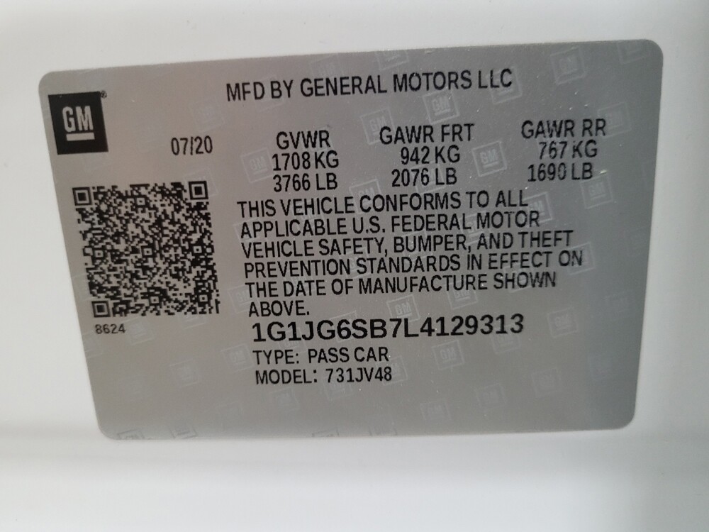 2020 Chevrolet Sonic in Laurel, MD 20724 - 18145750 33