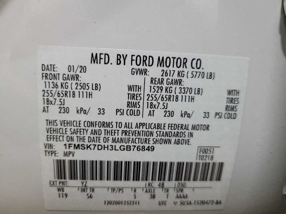 2020 Ford Explorer in Woodbridge, VA 22191 - 18145805 33