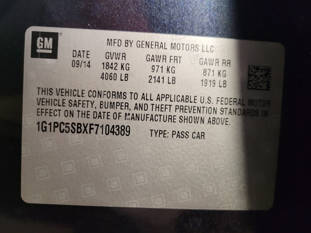 2015 Chevrolet Cruze in Ocala, FL 34471 - 18145822 33