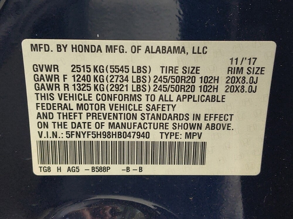 2017 Honda Pilot in Houston, TX 77034 - 18146126 33