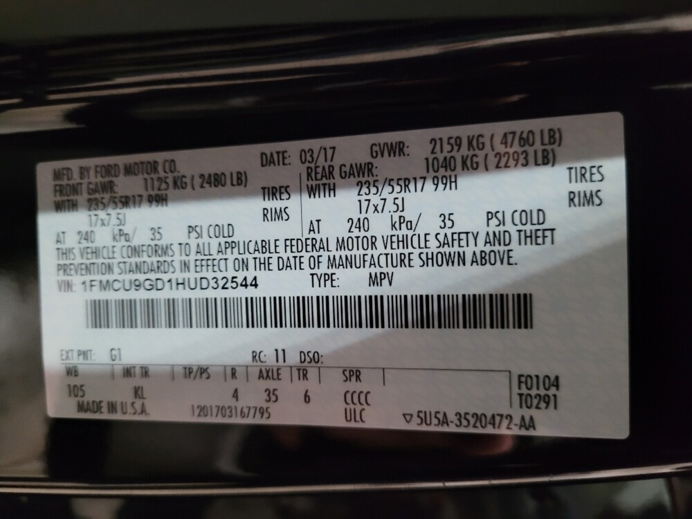 2017 Ford Escape in Laurel, MD 20724 - 18146148 33