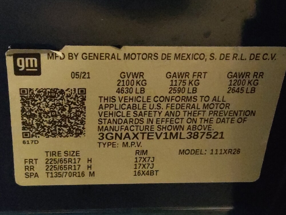 2021 Chevrolet Equinox in San Antonio, TX 78238 - 18146301 33