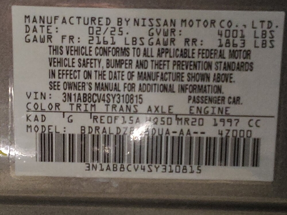 2025 Nissan Sentra in Arlington, TX 76011 - 18146303 33