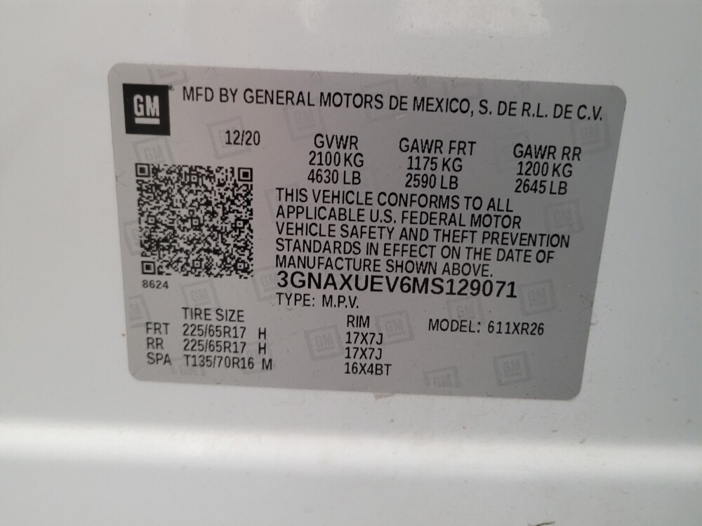 2021 Chevrolet Equinox in Riverside, CA 92504 - 18146440 33