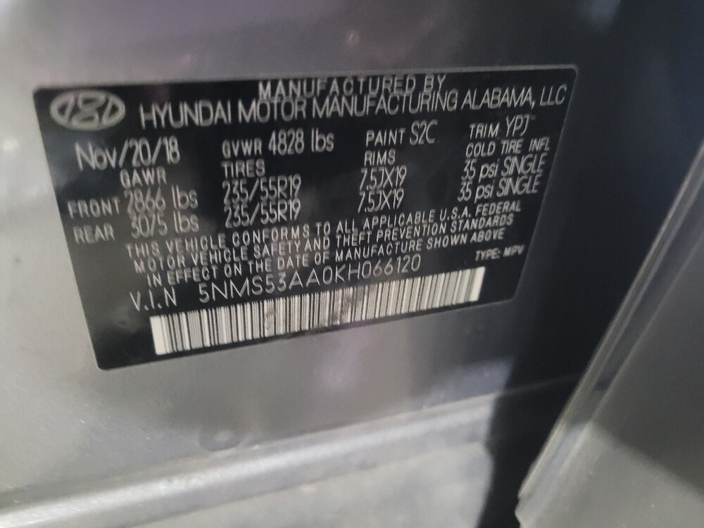2019 Hyundai Santa Fe in Knoxville, TN 37923 - 18146450 33
