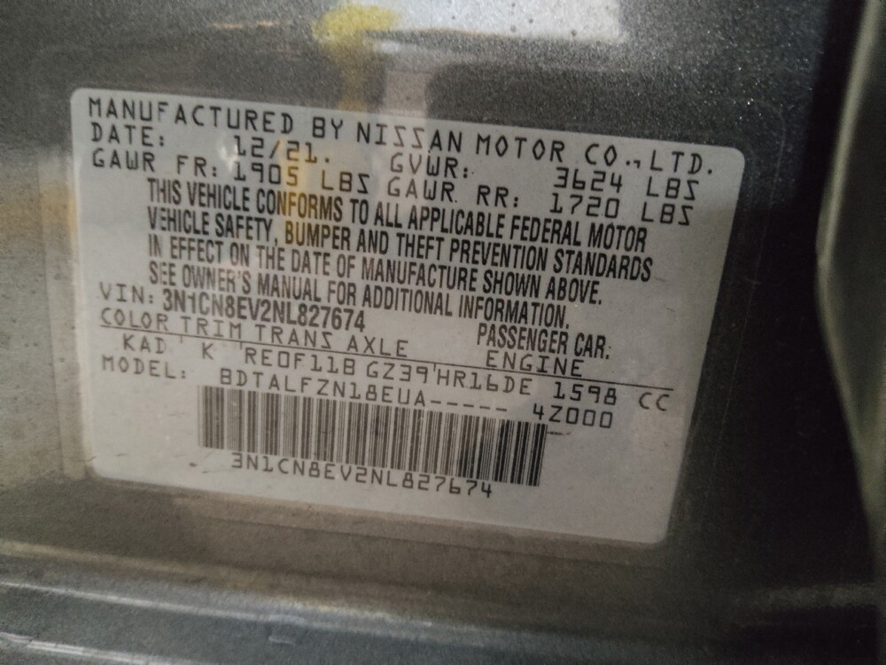 2022 Nissan Versa in Stone Mountain, GA 30083 - 18146468 33