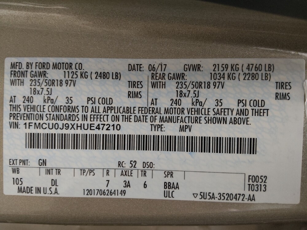 2017 Ford Escape in Houston, TX 77034 - 18146599 33