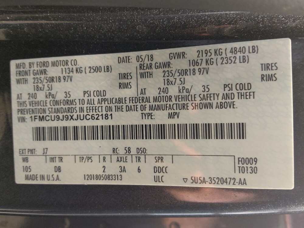 2018 Ford Escape in Round Rock, TX 78664 - 18146611 33