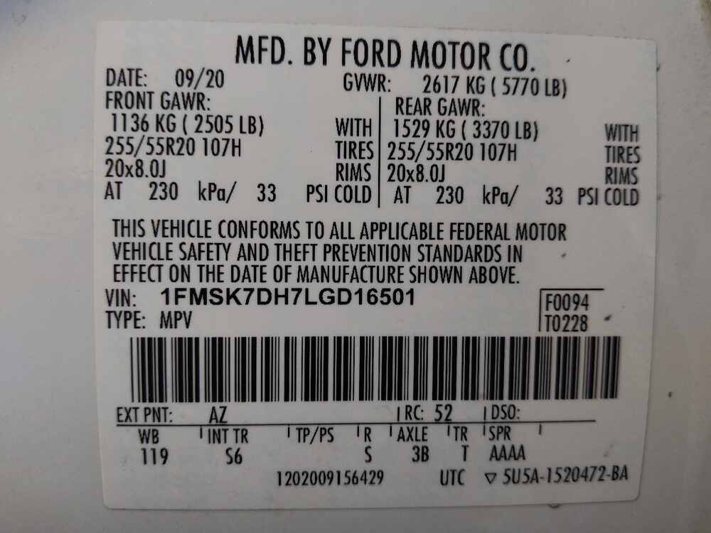 2020 Ford Explorer in Temple, TX 76502 - 18146714 33