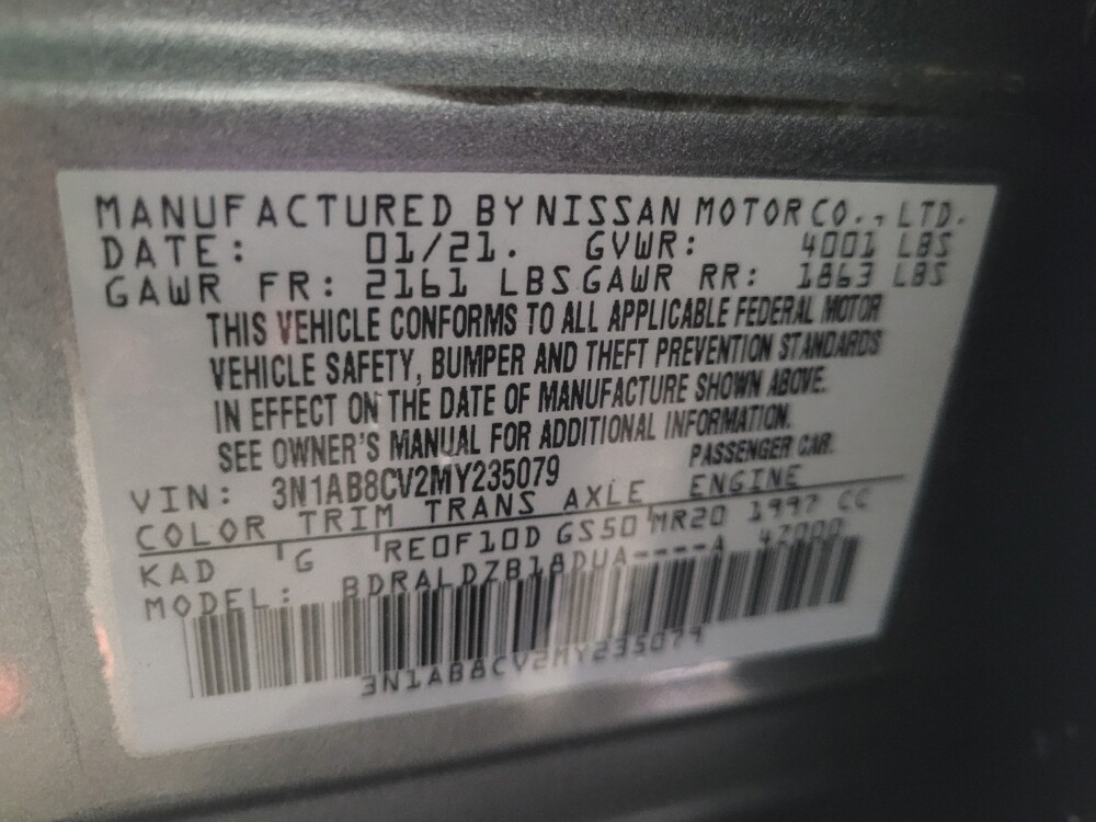 2021 Nissan Sentra in Stone Mountain, GA 30083 - 18146734 33