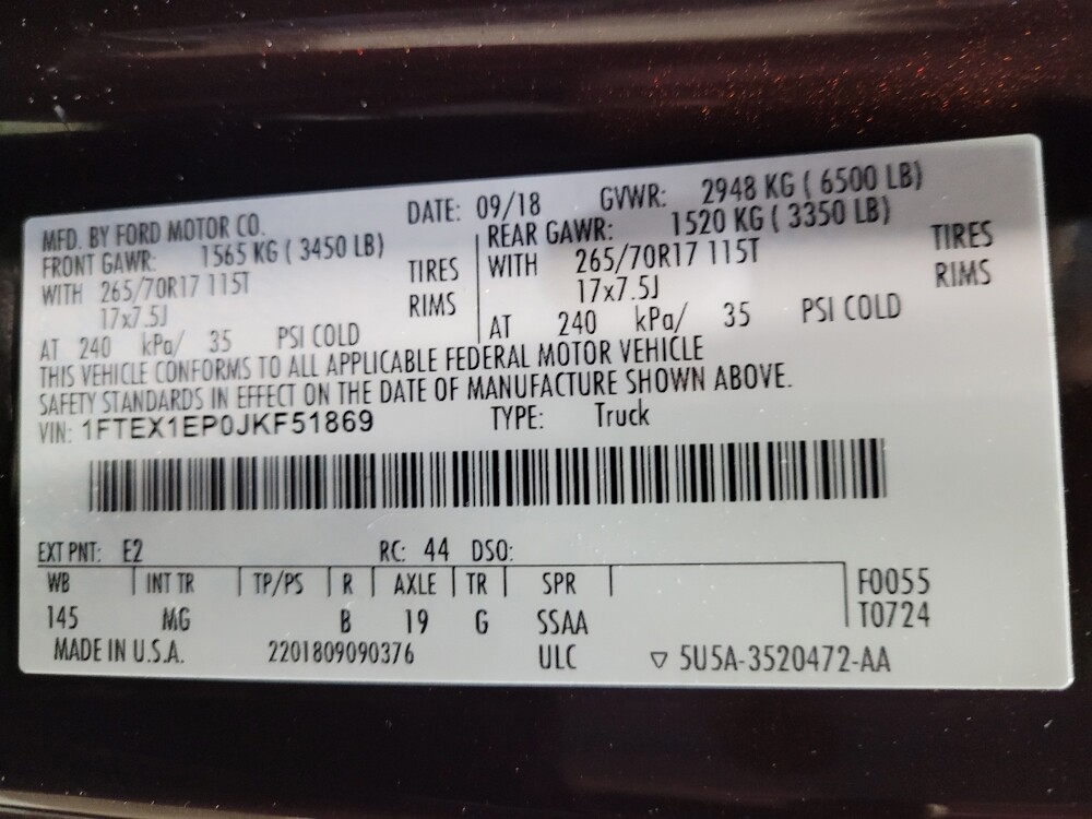 2018 Ford F150 in Gastonia, NC 28056 - 18146866 33