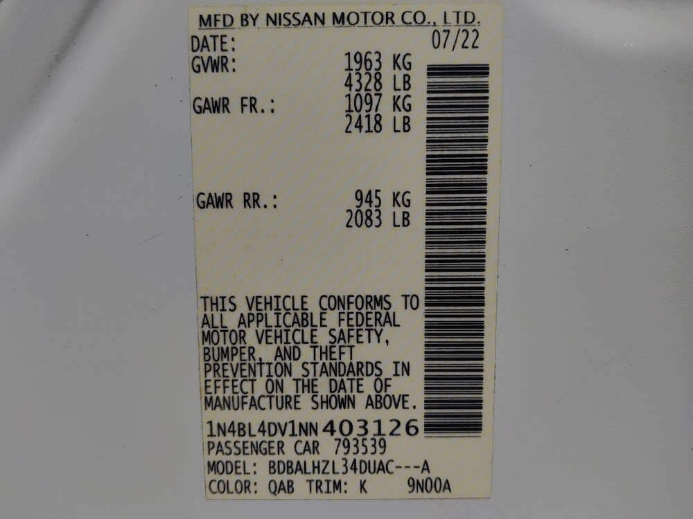 2022 Nissan Altima in Houston, TX 77074 - 18146957 33