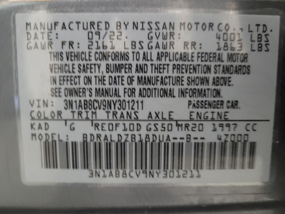 2022 Nissan Sentra in Glendale, AZ 85301 - 18147107 33