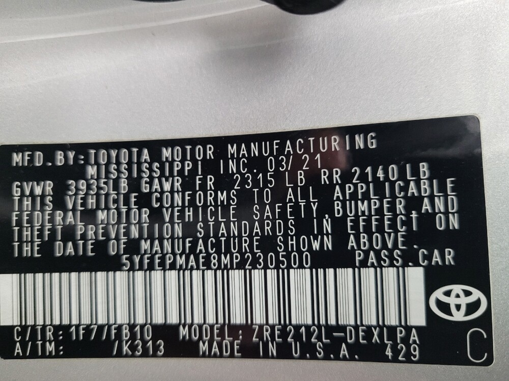 2021 Toyota Corolla in Madison, TN 37115 - 18147185 33
