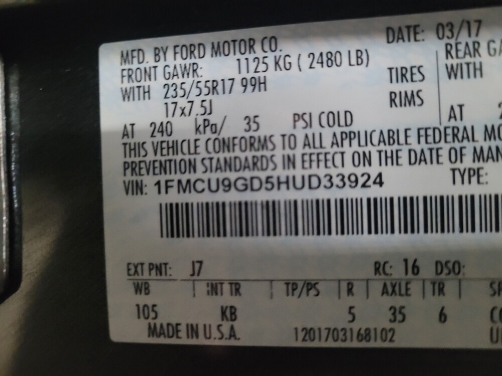 2017 Ford Escape in Glen Burnie, MD 21061 - 18147253 33